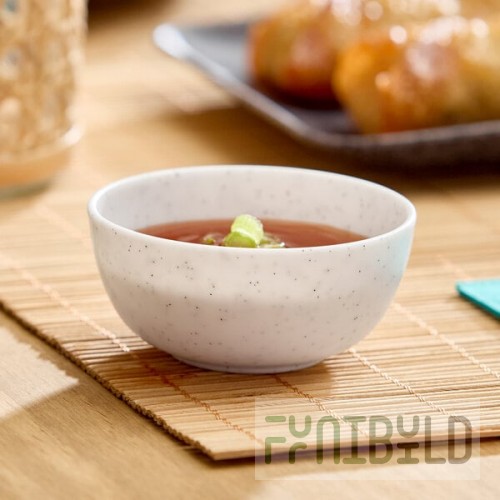Acopa Cavern 2 oz. White Round Melamine Ramekin - 24/Case