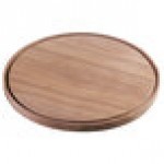 Cal-Mil 3052-78 Round Walnut Serving Board - 12 Cal-Mil 3052-78 Round Walnut Serving Board - 12