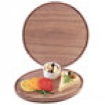 Cal-Mil 3052-78 Round Walnut Serving Board - 12 Cal-Mil 3052-78 Round Walnut Serving Board - 12