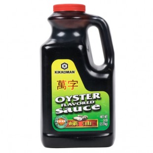 Kikkoman 5 lb Preservative Free Oyster Flavored Sauce - 6/Case Kikkoman 5 lb Preservative Free Oyster Flavored Sauce - 6/Case