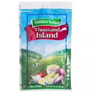 Hellmann's 1.5 oz. Thousand Island Dressing Packet - 102/Case Hellmann's 1.5 oz. Thousand Island Dressing Packet - 102/Case