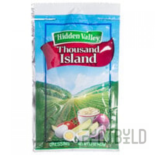 Hellmann's 1.5 oz. Thousand Island Dressing Packet - 102/Case