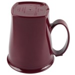 Cambro MDSHM8487 Harbor Collection 8 oz. Cranberry Insulated Mug - 48/Case