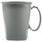Cambro MDSHM8487 Harbor Collection 8 oz. Cranberry Insulated Mug - 48/Case