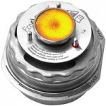 EcoBurner 7-Star Series EcoRock 8 Qt. Full Size Xylo Black Coated Rectangular Stainless Steel Waterless Chafer with Hinged Glass Lid EB15375GMB