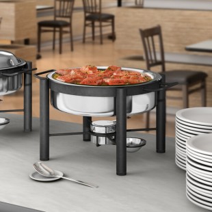 Acopa 6 Qt. Wrought Iron Pillar Chafer Set Acopa 6 Qt. Wrought Iron Pillar Chafer Set