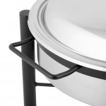 Acopa 6 Qt. Wrought Iron Pillar Chafer Set