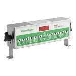 Kitchen Brains® Z0120120HFCLT (FAST.)® ZAP Timer LT Digital 12-Product 99 Hour Timer with Universal Mounting Kit - 120V Kitchen Brains® Z0120120HFCLT (FAST.)® ZAP Timer LT Digital 12-Product 99 Hour Timer with Universal Mounting Kit - 120V