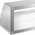ServSense Stainless Steel Hotel Pan Organizer Set with (4) 1/6 Size Pans ServSense Stainless Steel Hotel Pan Organizer Set with (4) 1/6 Size Pans