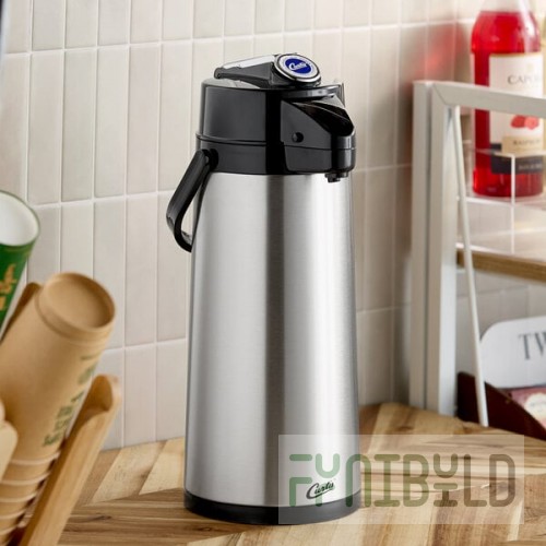 Curtis ThermoPro 2.2 Liter Stainless Steel Lined Airpot with Lever TLXA2201S000