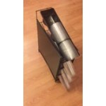 San Jamar C8504WFD Wireworks Vertical 8 - 44 oz. Countertop 3 Cup / 1 Lid Organizer with Side Panels