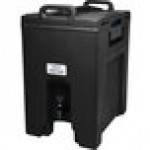 Cambro UC1000110 Ultra Camtainer® 10.5 Gallon Black Insulated Beverage Dispenser
