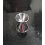 American Metalcraft J202 0.5 oz. & 0.75 oz. Stainless Steel Jigger