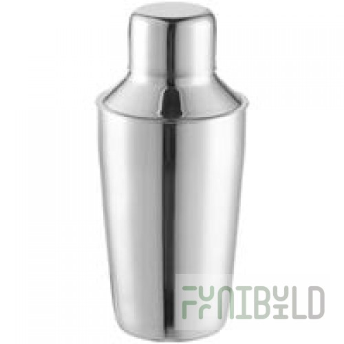 Acopa 6 oz. Stainless Steel 3-Piece Cobbler Cocktail Shaker