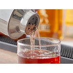 Acopa 6 oz. Stainless Steel 3-Piece Cobbler Cocktail Shaker Acopa 6 oz. Stainless Steel 3-Piece Cobbler Cocktail Shaker