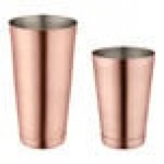Acopa 6 oz. Stainless Steel 3-Piece Cobbler Cocktail Shaker Acopa 6 oz. Stainless Steel 3-Piece Cobbler Cocktail Shaker