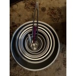 Vollrath 3 Piece Heavy-Duty Stainless Steel Mixing Bowl Set - 3/Set