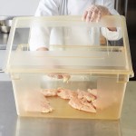 Carlisle 10623C22 StorPlus Yellow Food Storage Box - 26 Carlisle 10623C22 StorPlus Yellow Food Storage Box - 26