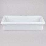 Rubbermaid® FG350800WHT White Polyethylene Food Storage Box - 26 Rubbermaid® FG350800WHT White Polyethylene Food Storage Box - 26