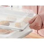 Choice 1/4 Size Polypropylene Bun / Sheet Pan Cover