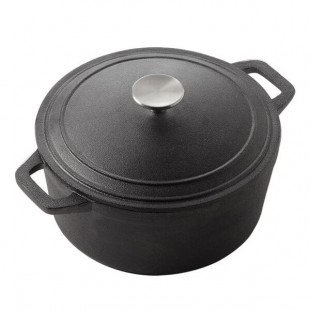 American Metalcraft CIPR4 4 Qt. Cast Iron Dutch Oven American Metalcraft CIPR4 4 Qt. Cast Iron Dutch Oven