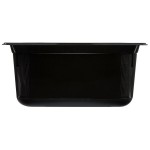 Vollrath 9026420 Super Pan® 1/2 Size Black High Heat Plastic Food Pan - 6
