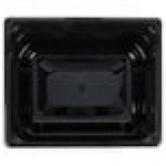 Vollrath 9026420 Super Pan® 1/2 Size Black High Heat Plastic Food Pan - 6
