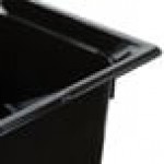Vollrath 9026420 Super Pan® 1/2 Size Black High Heat Plastic Food Pan - 6