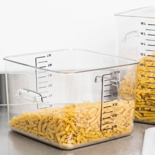 Rubbermaid® 12 Qt. Clear Square Polycarbonate Food Storage Container Rubbermaid® 12 Qt. Clear Square Polycarbonate Food Storage Container