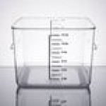 Rubbermaid® 12 Qt. Clear Square Polycarbonate Food Storage Container Rubbermaid® 12 Qt. Clear Square Polycarbonate Food Storage Container