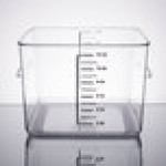 Rubbermaid® 12 Qt. Clear Square Polycarbonate Food Storage Container Rubbermaid® 12 Qt. Clear Square Polycarbonate Food Storage Container