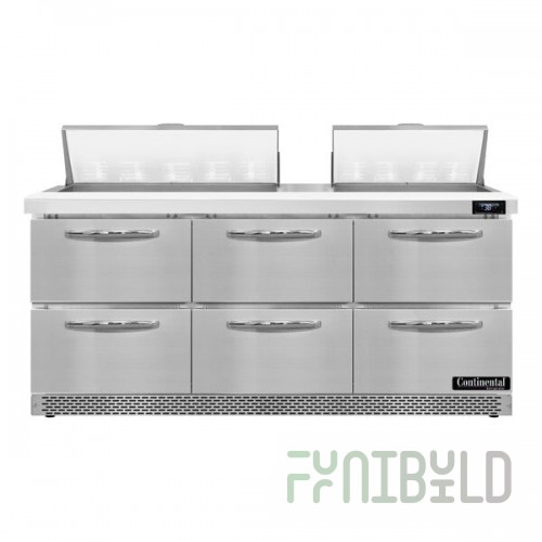 Continental Refrigerator SW72N18-FB-D 72
