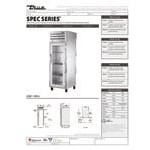 True STR1F-1G-HC Spec Series 27 1/2