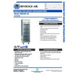 Beverage-Air HRS1HC-1G Horizon Series 26