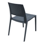 Siesta Verona Dark Gray Wickerlook Resin Outdoor Dining Chair