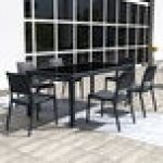 Siesta Verona Dark Gray Wickerlook Resin Outdoor Dining Chair