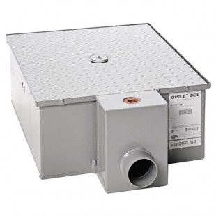 Scratch and Dent Zurn Elkay GT2701-20-3NH 40 lb. 20 GPM Low-Profile Grease Trap with 3