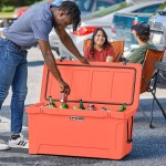 CaterGator CG100CL Coral 110 Qt. Rotomolded Outdoor Cooler / Ice Chest CaterGator CG100CL Coral 110 Qt. Rotomolded Outdoor Cooler / Ice Chest