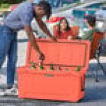 CaterGator CG100CL Coral 110 Qt. Rotomolded Outdoor Cooler / Ice Chest CaterGator CG100CL Coral 110 Qt. Rotomolded Outdoor Cooler / Ice Chest