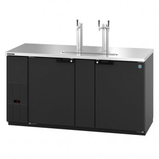 Hoshizaki DD69 Black Single/Double Tap Kegerator Beer Dispenser - (3) 1/2 Keg Capacity Hoshizaki DD69 Black Single/Double Tap Kegerator Beer Dispenser - (3) 1/2 Keg Capacity