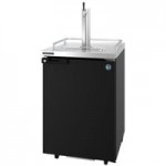 Hoshizaki DD69 Black Single/Double Tap Kegerator Beer Dispenser - (3) 1/2 Keg Capacity