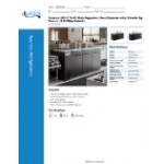 Avantco UDD-378-HC Black Kegerator / Beer Dispenser with 2 Double Tap Towers - (3) 1/2 Keg Capacity