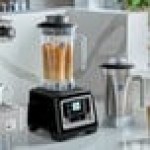 AvaMix BX2100PS 3 1/2 hp Commercial Blender with 8-Speed Programmable Touchpad Control, Timer, 64 oz. Stainless Steel Jar, and 64 oz. Polycarbonate Container - 120V AvaMix BX2100PS 3 1/2 hp Commercial Blender with 8-Speed Programmable Touchpad Control, Timer, 64 oz. Stainless Steel Jar, and 64 oz. Polycarbonate Container - 120V