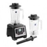 AvaMix BX2100PS 3 1/2 hp Commercial Blender with 8-Speed Programmable Touchpad Control, Timer, 64 oz. Stainless Steel Jar, and 64 oz. Polycarbonate Container - 120V AvaMix BX2100PS 3 1/2 hp Commercial Blender with 8-Speed Programmable Touchpad Control, Timer, 64 oz. Stainless Steel Jar, and 64 oz. Polycarbonate Container - 120V