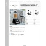 AvaMix BX2100PS 3 1/2 hp Commercial Blender with 8-Speed Programmable Touchpad Control, Timer, 64 oz. Stainless Steel Jar, and 64 oz. Polycarbonate Container - 120V AvaMix BX2100PS 3 1/2 hp Commercial Blender with 8-Speed Programmable Touchpad Control, Timer, 64 oz. Stainless Steel Jar, and 64 oz. Polycarbonate Container - 120V