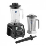 AvaMix BX2100PS 3 1/2 hp Commercial Blender with 8-Speed Programmable Touchpad Control, Timer, 64 oz. Stainless Steel Jar, and 64 oz. Polycarbonate Container - 120V AvaMix BX2100PS 3 1/2 hp Commercial Blender with 8-Speed Programmable Touchpad Control, Timer, 64 oz. Stainless Steel Jar, and 64 oz. Polycarbonate Container - 120V