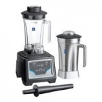 AvaMix BX2100PS 3 1/2 hp Commercial Blender with 8-Speed Programmable Touchpad Control, Timer, 64 oz. Stainless Steel Jar, and 64 oz. Polycarbonate Container - 120V AvaMix BX2100PS 3 1/2 hp Commercial Blender with 8-Speed Programmable Touchpad Control, Timer, 64 oz. Stainless Steel Jar, and 64 oz. Polycarbonate Container - 120V