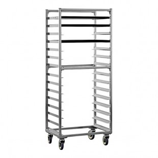 New Age 15 Pan Side Load Heavy-Duty Aluminum Bun / Sheet Pan Rack 1332S New Age 15 Pan Side Load Heavy-Duty Aluminum Bun / Sheet Pan Rack 1332S