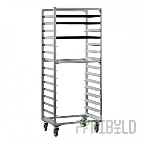New Age 15 Pan Side Load Heavy-Duty Aluminum Bun / Sheet Pan Rack 1332S