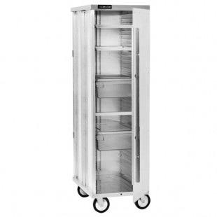 Cres Cor 150-1838-DZ Aluminum 38 Pan End Load Enclosed Correctional Non-Insulated Bun / Sheet Pan Rack - Assembled